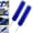 2pcs Blue, variant on Fan Cleaning Brush, Reusable Dust Remover Washable, Bendable Microfiber Head for Electric Fans Air Conditioning, Home Car Vents, Curtain