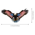 thumbnail image 3 of Patriotic Door Wall Decorations White Headed Raptor Sign Birds Of The United States Decorations For Independence Day Memorial Day Indoor Outdoor Decor, 3 of 7