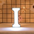 thumbnail image 2 of Lampara Luces de letras de marquesina LED Letrero de luz de alfabeto inalámbrico para fiesta (I) Likrtyny Lámpara, 2 of 9