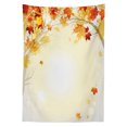 thumbnail image 3 of Ambesonne Nature Tablecloth Rectangular Table Cover, Autumn Leaves and Tree, 52"x70", Multicolor, 3 of 4