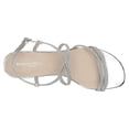 thumbnail image 4 of Benjamin Walk Womens Maisie Glitter Heels Dress Sandals, 4 of 6