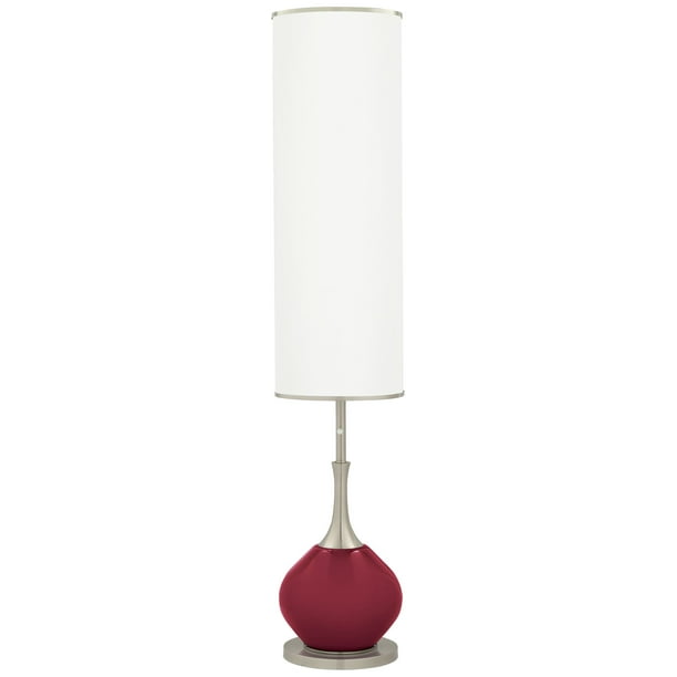Color Plus Antique Red Jule Modern Floor Lamp Com Plus Antique Red Jule Modern Floor Lamp, Floor Lamp Red