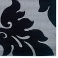 thumbnail image 3 of Linon Corfu Damask Frieze Yarn Pile 8'x10'3" Area Rug in Grey & Turquoise, 3 of 3