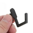 thumbnail image 2 of 30Pcs Peg Board Accessory J Shape Black HIPS for General Users, 2 of 8