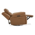 thumbnail image 4 of Liberty Furniture Power Recline Sofa, Loveseat & Recliner - York Butternut Leather, 4 of 9
