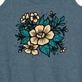thumbnail image 3 of Instant Message - Etched Flowers - Women's Racerback Tank Top, 3 of 6