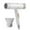 White, variant on CASAFUN Low Radiation Ionic Hair Dryer High-power Hair Dryer with 3 Wind Speeds Constant Temperature,Hot Wind Comb Hair Salon Blowing Comb for Straight and Curly Hair