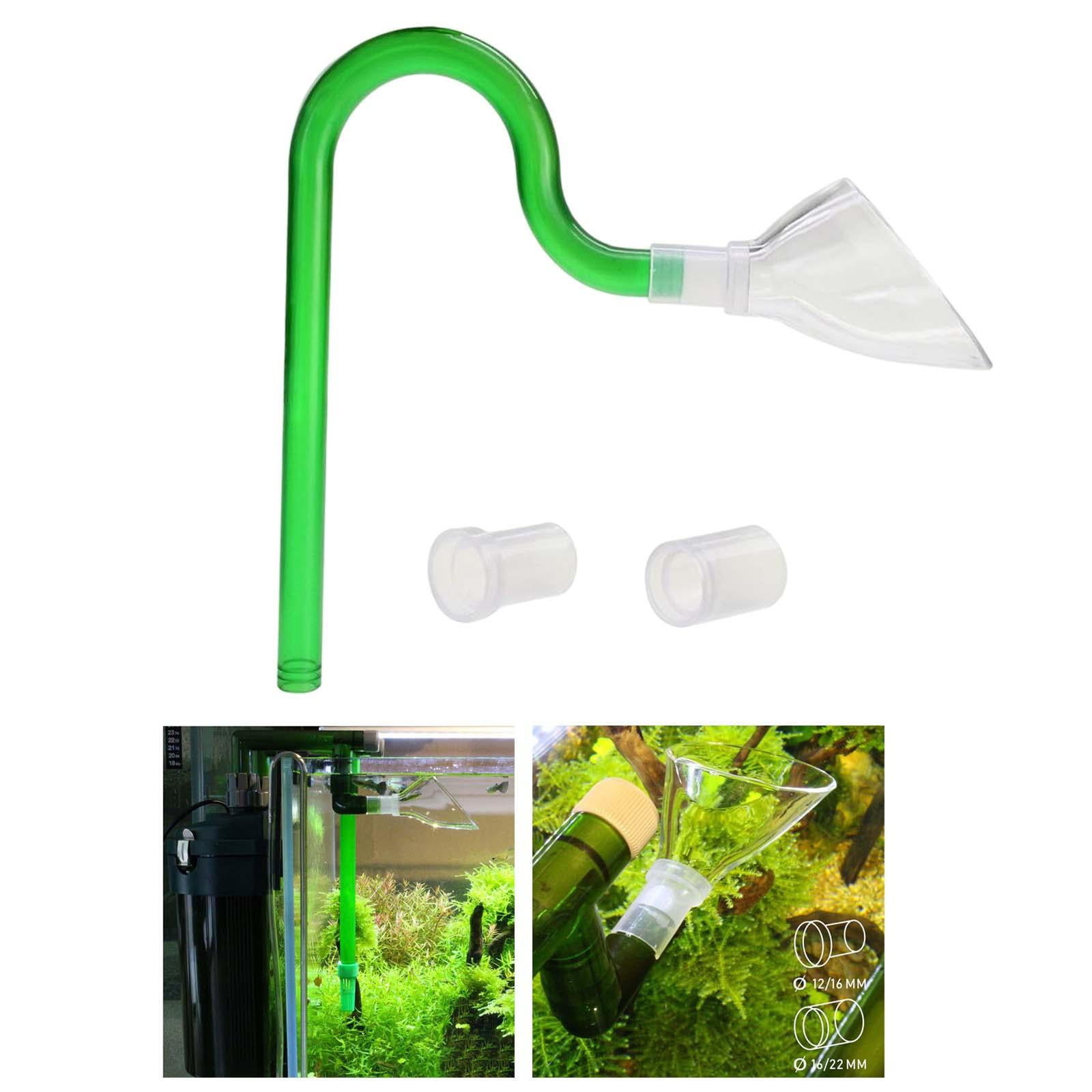 aquarium Lily Pipe Outflow with Surface Accessories Adjustable