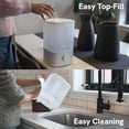 thumbnail image 3 of BlueHills Premium 5000 ML XL Essential Oil Diffuser Humidifier Large Room Huge Coverage Area 5 Liter Big Capacity High Mist Output 100 Hours Long Run Time Aroma Diffuser White G50, 3 of 9