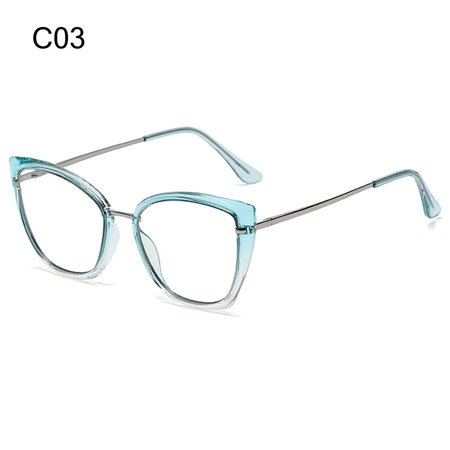 Fashion Square TV/Phones Reading Blue Light Blocking Gaming Cat Eye Glasses Computer Goggles Anti Blue Light Office Eyeglasses C03