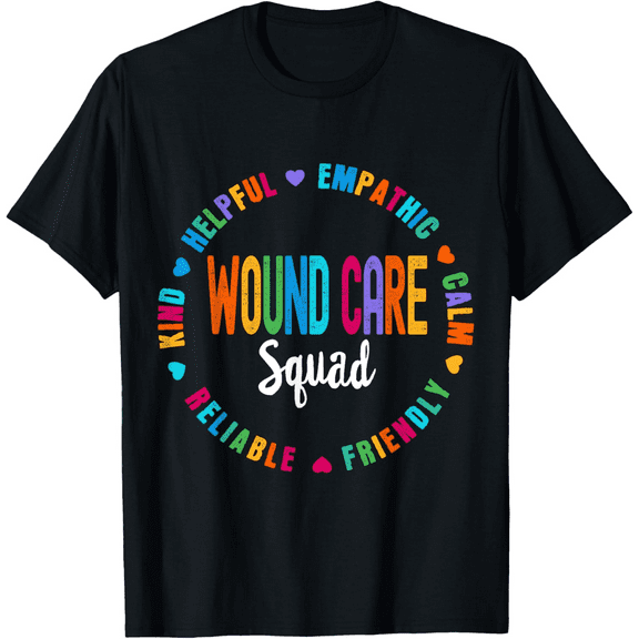 Wound Care Nurse Squad Appreciation Graduation Staff RN T-Shirt100% cotton