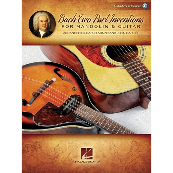Bach Two-Part Inventions for Mandolin & Guitar: Audio Access Included!, (Paperback)
