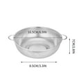 Stainless Steel Colander, MicroPerforated Metal Colander Food Strainer