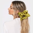thumbnail image 4 of Scrunchies CEELGON Big Real Silk para mujer, 16 cm, paquete de 6, 4 of 6