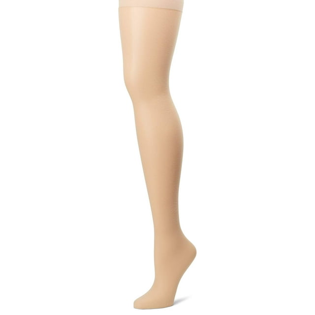 Hanes Silk Reflections Women`s Plus Sheer Control Top Enhanced Toe Pantyhose, 1P