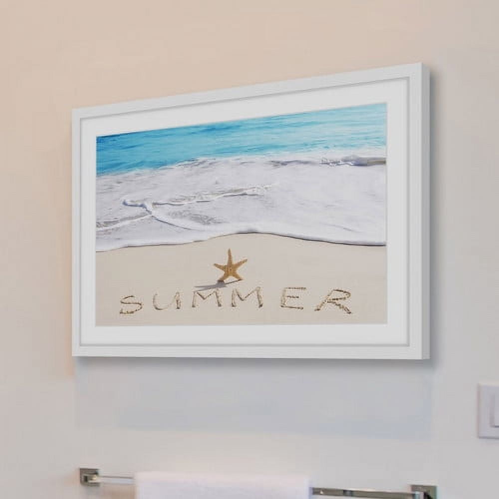 Marmont Hill "Summer Starfish" Framed Painting Print