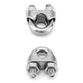 thumbnail image 4 of Abrazadera para cable de acero inoxidable QWORK M12 304, paquete de 20, 4 of 8
