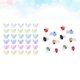 thumbnail image 2 of 60pcs Orchid Clips Garden Vine Fixed Clips Garden Grafting Clip Creative Plastic Fixed Clips (30 Ladybird Clips 30 Clips), 2 of 2