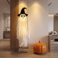 thumbnail image 6 of Vintage Halloween Decorations Outdoor Swinging Ghost, Spooky Halloween Porch Decor Ghost Hanging Decor, Halloween Ghost Decor Goth Accessories for Yard Garden Halloween Party Decorations, 6 of 6