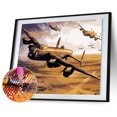thumbnail image 1 of Cuadros Decorativos Avión 5D DIY Diamond Painting Kits Resina Ronda completa DQrwqpou Nuevos Originales, 1 of 9