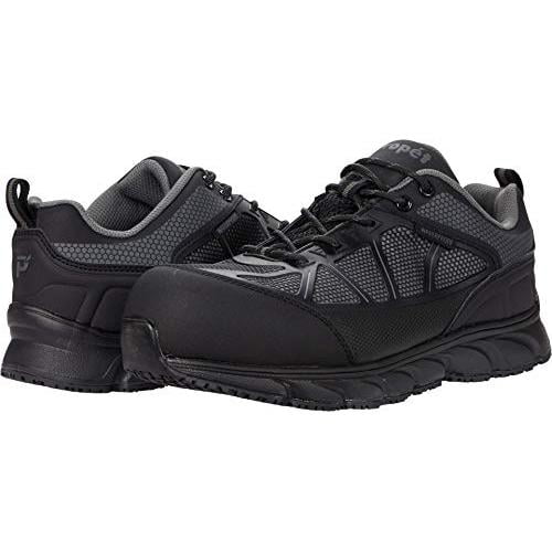Propét Men's Seeley Ii Industrial Shoe BLACK/GREY - Walmart.com
