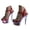 Red, variant on Modisza Women's Rinestones High Heel Light Up Transparent Platform Party Sandals Open Toe Trendy Heeled Summer Travel Stiletto Size 6 Black