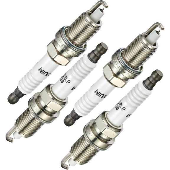 BDFHYK Set of 4 Iridium Spark Plug Compatible with CL EL Integra 200 Sebring Avenger Caliber Journey Accord Civic Odyssey Compass Soul Spectra B2600 240SX, Engine Replacement for XP985 9203 2477