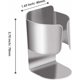 thumbnail image 4 of Soporte para cepillo de dientes eléctrico, multifuncional de acero inoxidable, autoadhesivo, organizador de pasta de dientes montado en la pared, soporte para 2 accesorios para baño y cocina, 4 of 5