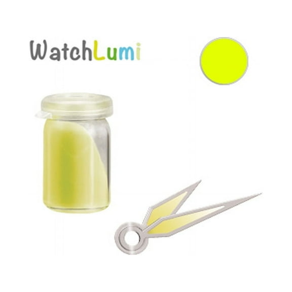 Luminous paste Siluma yellow for watches hands 2gr