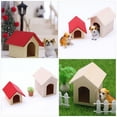 thumbnail image 5 of 2 Pcs Maison de Poupée Miniature Chenils pour Chiots Jouets Décorations pour Enfants, 5 of 5
