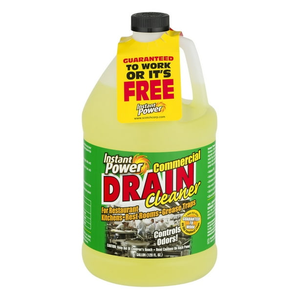 Instant Power Commercial Drain Cleaner, 1.0 Gallon