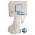 thumbnail image 1 of Dunn-Rite Pool Sport Poolside Fillable Base Basketball Hoop, White, 1 of 5
