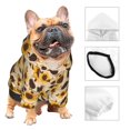 thumbnail image 3 of Balery Vintage Plaid Cute Sunflower Sudadera con Capucha para Perros Pequeños – Ropa para Mascotas, Disfraz para Perros y Gatos, Ideal para Fiestas y Cosplay-X-Large, 3 of 7