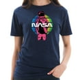 thumbnail image 3 of Plus Size NASA Rock Astronaut Designed Unisex Cotton Vintage Short Sleeve T-Shirt - Vintage Denim 3XL, 3 of 4