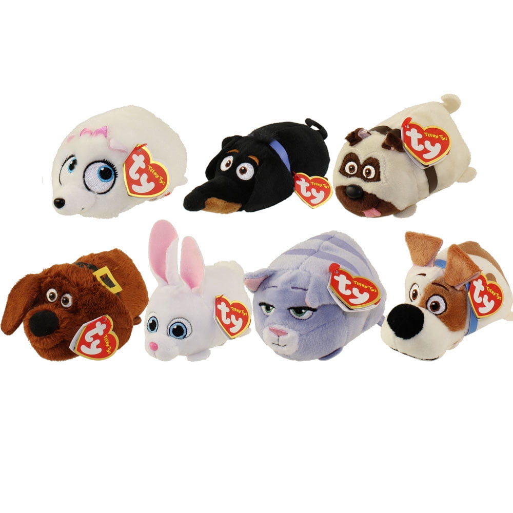 Details about   Ty Beanie Babies Secret Life of Pets MAX 6" Beanbag Plush Stuffed Toy 