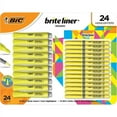 thumbnail image 2 of BIC Brite Liner Highlighter Combo Pack, Fluorescent Yellow, 24 ct, 2 of 4