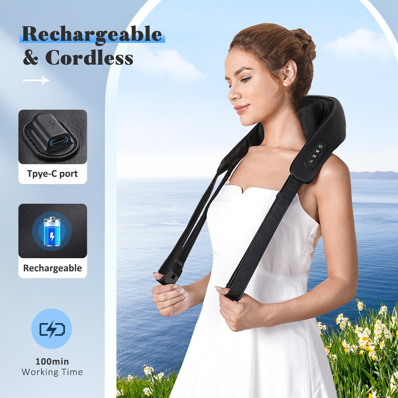 Ntddf Codytrend Neck Massager, Kneading Neck Massager, Soothemate The New  Neck and Shoulder Heat Mas…See more Ntddf Codytrend Neck Massager, Kneading