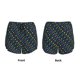 thumbnail image 3 of Balery Mardi Gras Strings of Beads Pantalones cortos deportivos para mujer con forro y dos bolsillos, elásticos, para entrenamiento, gimnasio, yoga-XX-Large, 3 of 7