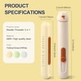 thumbnail image 2 of 1pcs，Automatic Needle Threaders Seam Ripper, Upgraded 3 in 1 Sewing Needle Threader Tool, Stretchable Quick Seam Rippers with Needle Storage for Hand Quilling, Embroidery Stitch Removal.-K,5in, 2 of 7