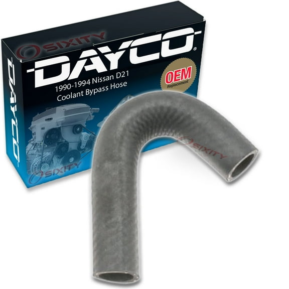 Dayco Engine Coolant Hose compatible with Nissan D21 2.4L L4 1990-1994