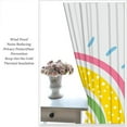 thumbnail image 5 of Rainbow Curtains, Cartoon Iridescent Confetti Blackout Rod Pocket Curtains, Colorful Hand Drawn Curtains & Drapes for Kids Boys Girls Teens Women Dust-Proof for Bedroom Living Room-W84xL84in, 5 of 6