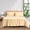 Beige, variant on 4-Piece Bed Sheet Set 600 Thread Count Aqua Blue Stripe 100% Egyptian Cotton – 15-Inch Deep Pocket, Full Size, Soft & Luxurious