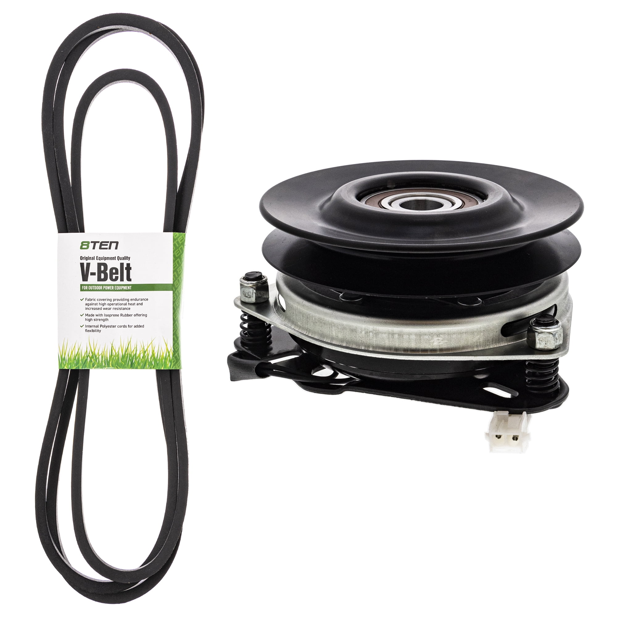 8TEN Belt PTO Clutch Kit for Husqvarna Poulan RZ5424 Z254 RZ5426 RZ54i