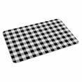 thumbnail image 2 of Farmhouse Checkered Door Mat&nbsp;Indoor Outdoor Entrance, Non Slip Small Rug for Kitchen Bathroom Entryway Rug, Black White Buffalo Plaid Washable Doormat Floor Mat for Office Home Decor 18x30 Inch, 2 of 8