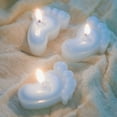 thumbnail image 7 of Baby Shower Party Favors for Guests for Boys Blue Footprint Candle Pack of 10, 7 of 7