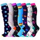 thumbnail image 1 of Calcetines de compresión para deportes de ocio Calcetines de compresión de tubo largo para exteriores para hombres y mujeres Calcetines deportivos para correr Fitness 7PCS Wmkox8yii jkg3637, 1 of 2