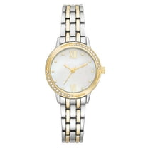 Time & Tru Ladies Two-Tone Bracelet Watch