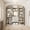 White Oak, variant on Homieasy 75" Wardrobe Closet System with Drawers, Freestanding Wardrobe Armoires with Shoe Racks and Shelves, Heavy Duty, Organization Unit for Bedroom, Mudroom, Closet, White