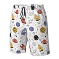 thumbnail image 5 of Naloa Rocket Planets Men's Beach Shorts, Surfing shorts, Swim trunks, Quick Dry Swim Trunks for Surfing Beach Fun - XX-Large, 5 of 9