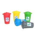 thumbnail image 1 of Mistaha Miniature Garbage Cans Painted Garbage Cans Model Garbage Truck Cans Sandtable Fairy House Street Scenery Decoration, 1 of 8